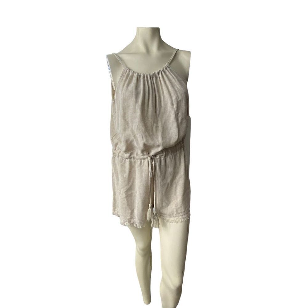Fab’rik Women's Cream Halter Neck Jumper Size M
